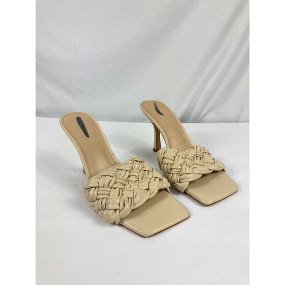 Marc Fisher Draya Woven Cushioned Heel Sandal Size 8.5 - Picture 2 of 6